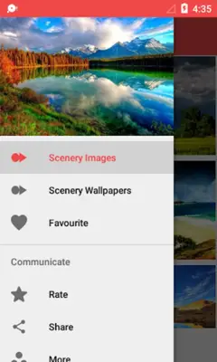 Scenery Wallpapers android App screenshot 0