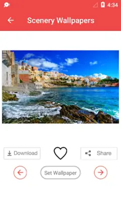Scenery Wallpapers android App screenshot 1