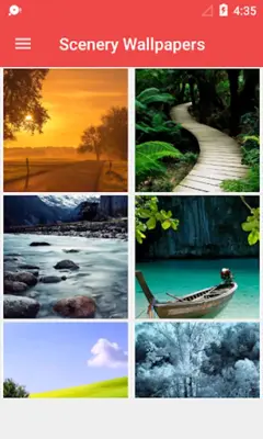 Scenery Wallpapers android App screenshot 4